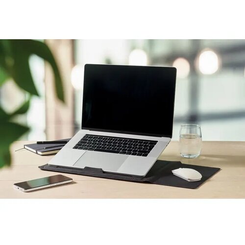 16 inch laptophoes van vilt Practic zwart