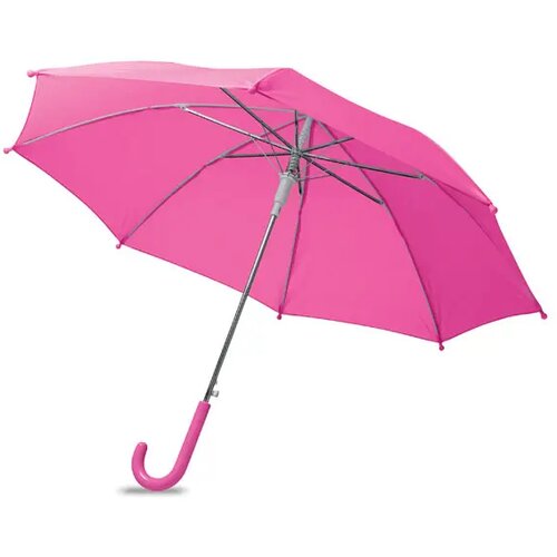 18" automatische kinderparaplu Drykid fuchsia
