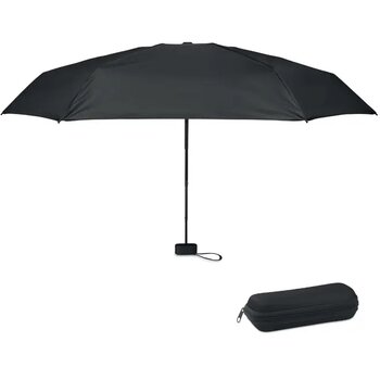 19 inch opvouwbare paraplu Portland zwart