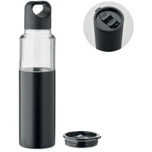 2-in-1 fles Dualuse Zwart