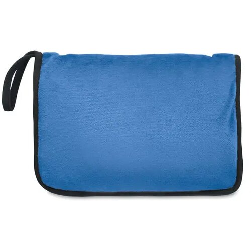 2-in-1 reisdeken set Cozy blauw