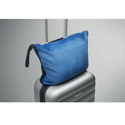 2-in-1 reisdeken set Cozy blauw