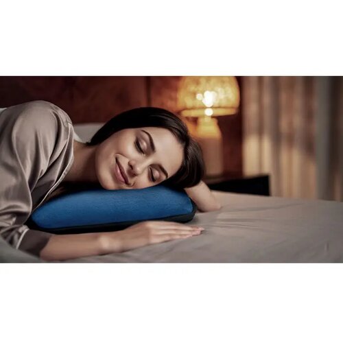 2-in-1 reisdeken set Cozy blauw