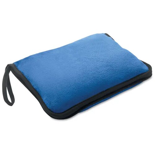 2-in-1 reisdeken set Cozy blauw