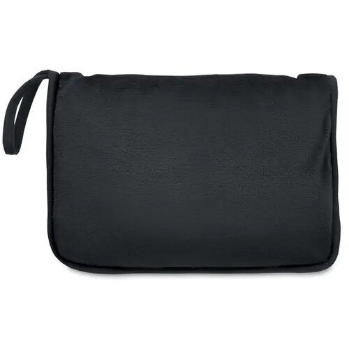 2-in-1 reisdeken set Cozy zwart
