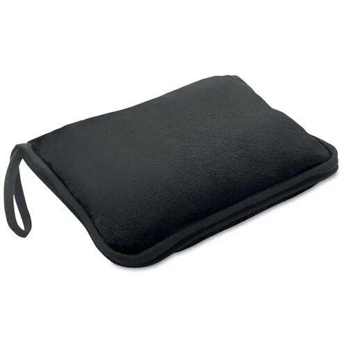 2-in-1 reisdeken set Cozy zwart