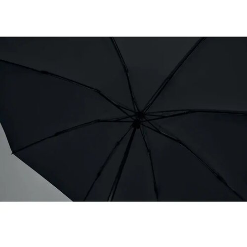 23" windbestendige paraplu Agumbe zwart