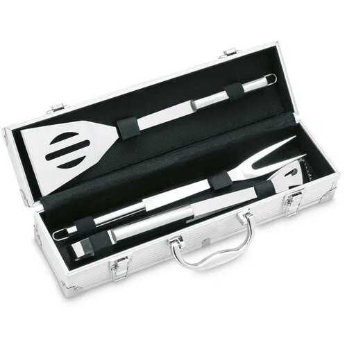 3-delige bbq gereedschapset Asador Zilver