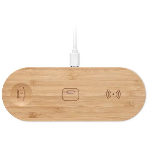 3-in-1 15w draadloze oplader Recpad Bruin