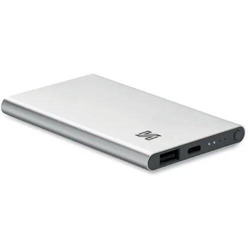 4000 mah power bank type c Powerflat c mat zilver