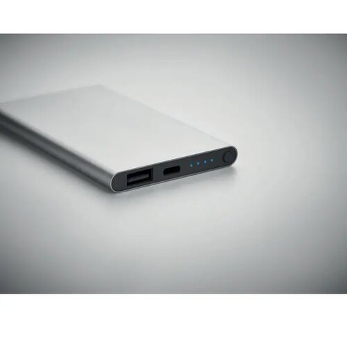 4000 mah power bank type c Powerflat c mat zilver