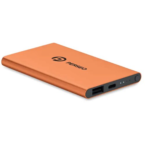 4000 mah power bank type c Powerflat c oranje