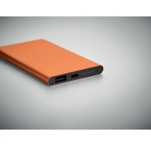 4000 mah power bank type c Powerflat c oranje