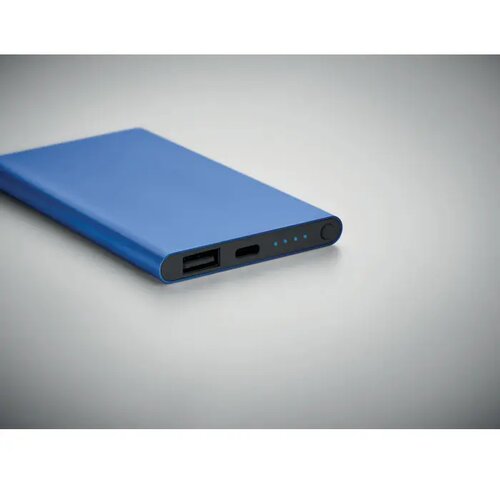 4000 mah power bank type c Powerflat c royal blauw