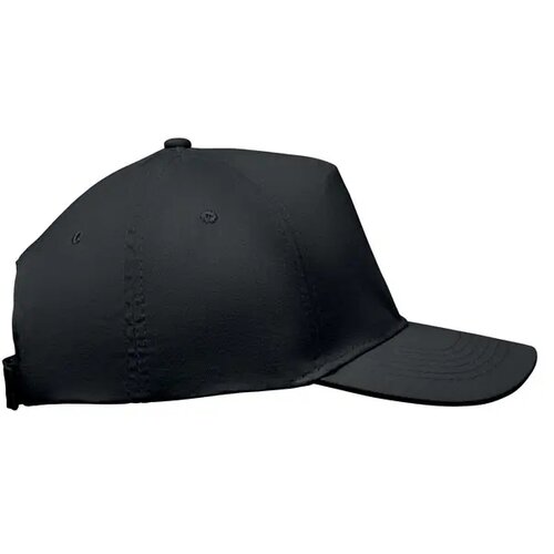 5 panelen baseballpet 180gr Sunny zwart