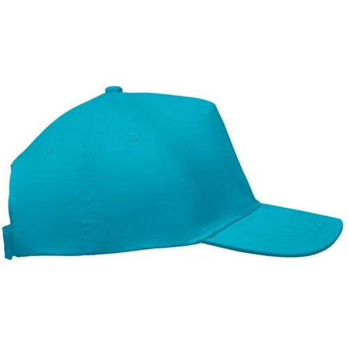 5 panelen baseballpet 180gr Sunny turquoise