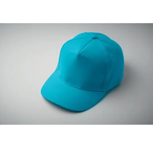 5 panelen baseballpet 180gr Sunny turquoise