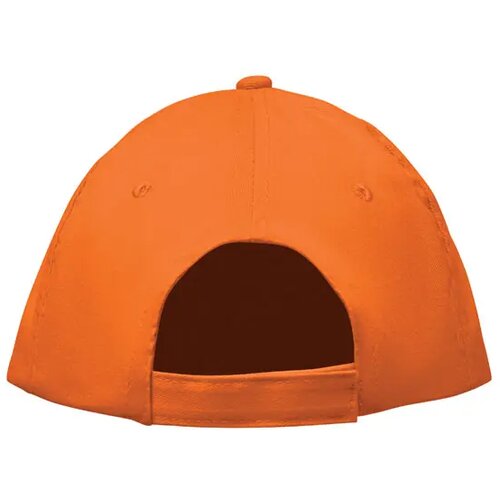 5 panelen baseballpet 180gr Sunny oranje