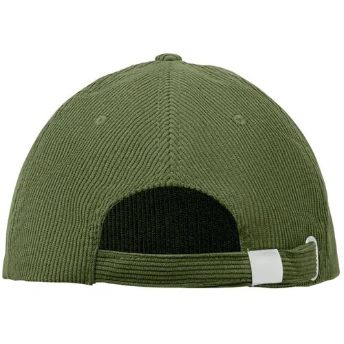 5 panelen corduroy baseballcap Wale Legergroen