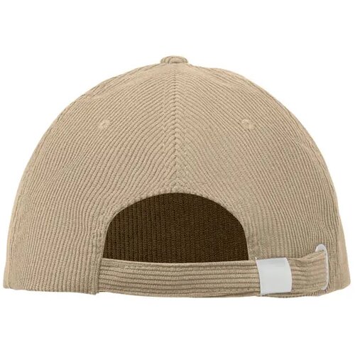 5 panelen corduroy baseballcap Wale Beige