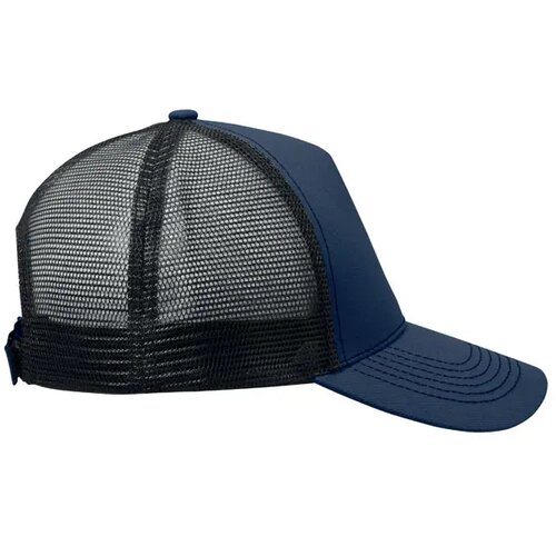 5 panelen trucker cap Blist Kobaltblauw