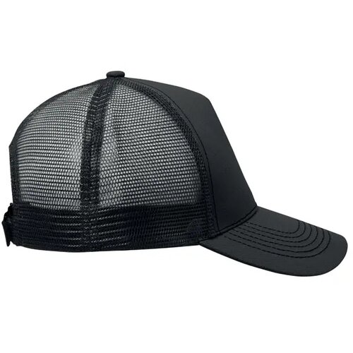 5 panelen trucker cap Blist Zwart