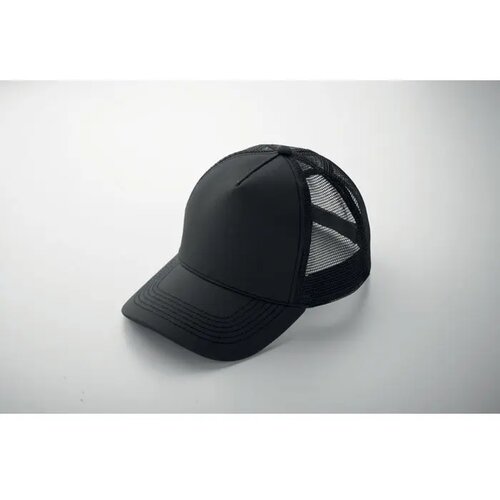 5 panelen trucker cap Blist Zwart