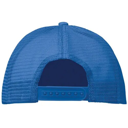 5 panelen trucker pet Bubble wit/blauw