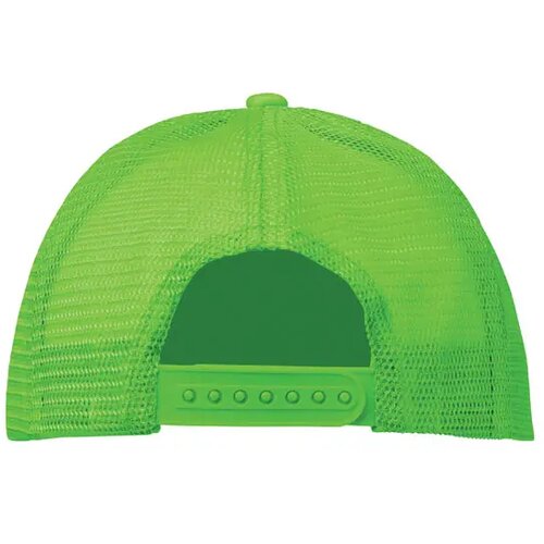 5 panelen trucker pet Bubble neon groen