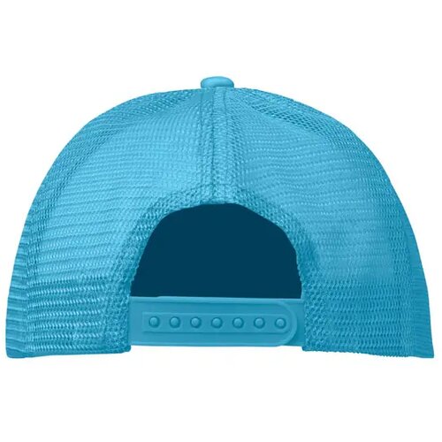 5 panelen trucker pet Bubble wit/turquoise