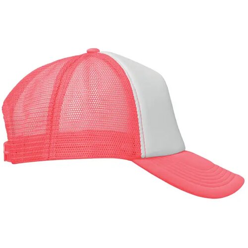 5 panelen trucker pet Bubble neon fuchsia