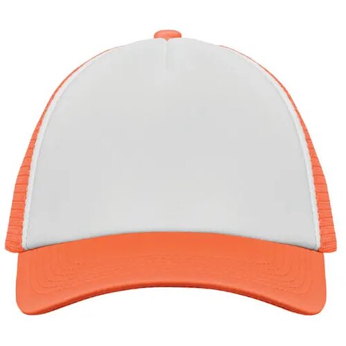 5 panelen trucker pet Bubble neon oranje