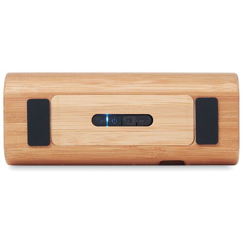 5w draadloze bamboe speaker Speakbox Bruin