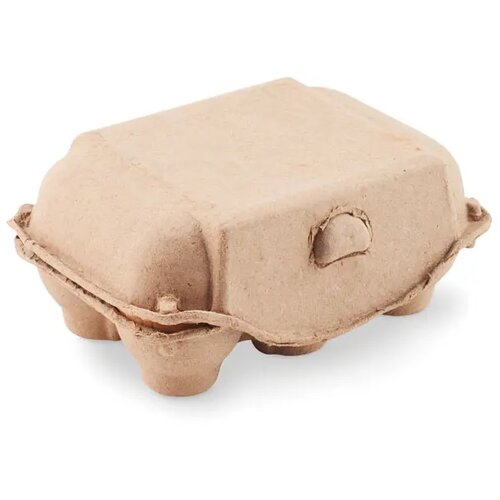 6 krijteieren in doosje Tamago beige