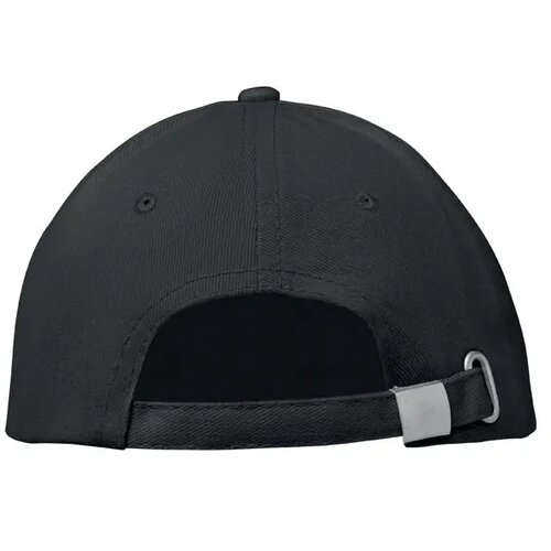 6 panelen baseballpet Buffalo Zwart
