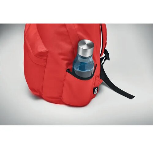Rpet polyester rugzak Bapal+ Rood