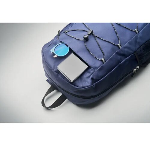 Rpet polyester rugzak Hige Blauw