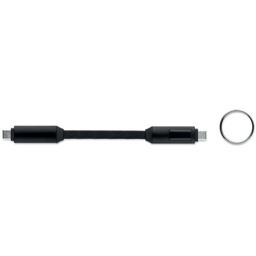 60w oplaadkabel sleutelhanger Keysto zwart
