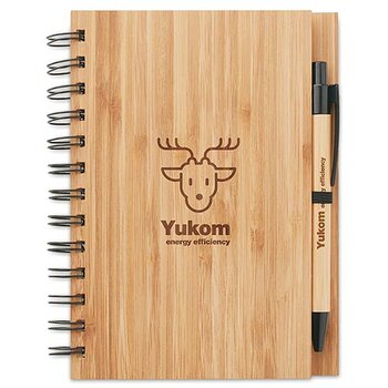 A5 bamboe notitieboek Bambloc hout