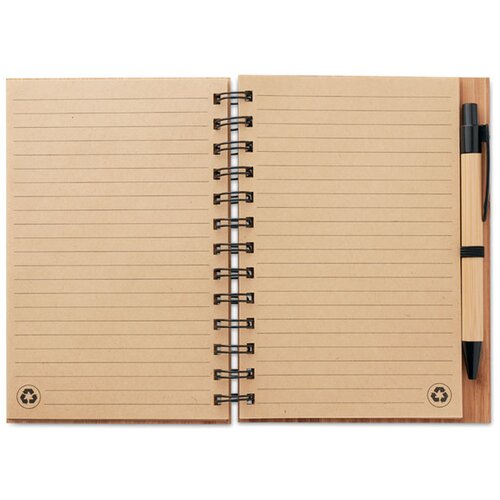A5 bamboe notitieboek Bambloc hout