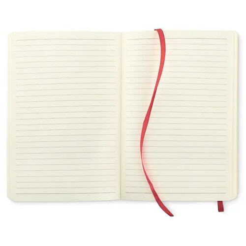 A5 gerecycled notitieboek Breta Rood