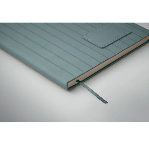 A5 notitieboek in smokey pu Tintray petrol