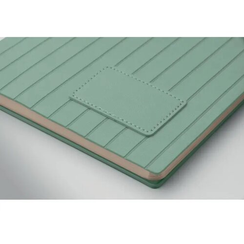 A5 notitieboek in smokey pu Tintray mintgroen