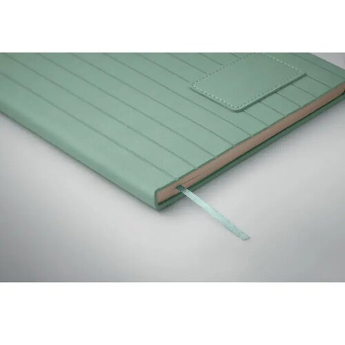 A5 notitieboek in smokey pu Tintray mintgroen