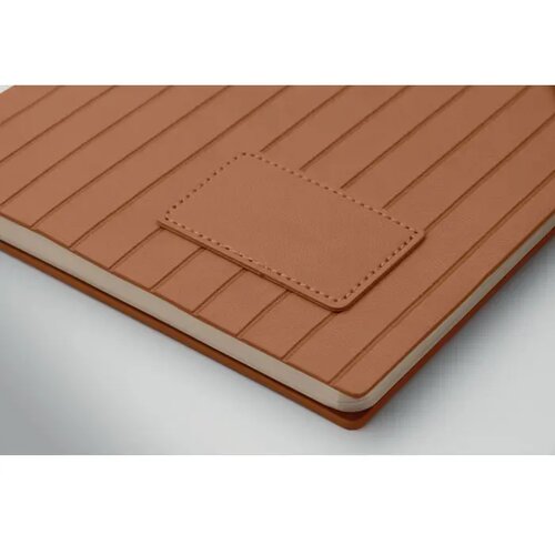 A5 notitieboek in smokey pu Tintray bruin