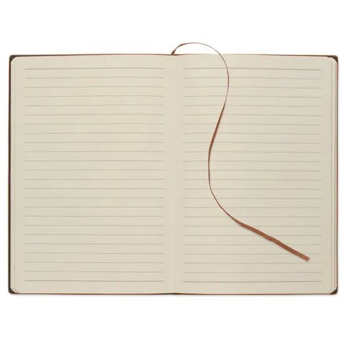 A5 notitieboek in smokey pu Tintray bruin