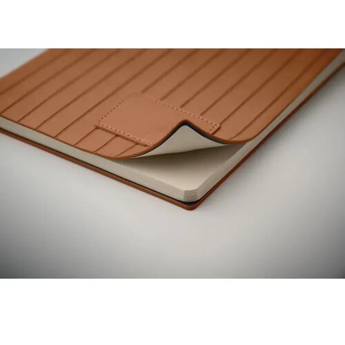 A5 notitieboek in smokey pu Tintray bruin