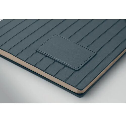 A5 notitieboek in smokey pu Tintray blauw