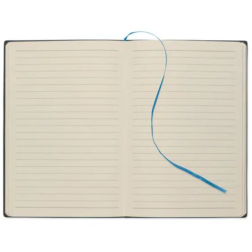 A5 notitieboek in smokey pu Tintray blauw