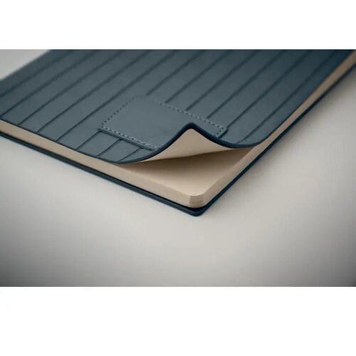 A5 notitieboek in smokey pu Tintray blauw